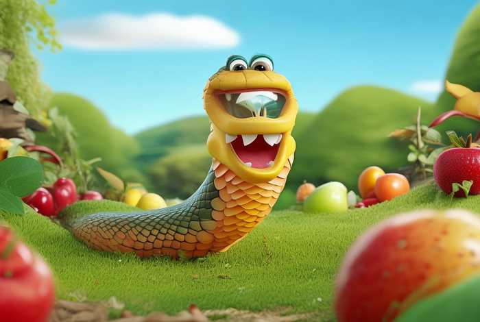 儿童故事大全好饿的小蛇 - 幼儿故事绘本好饿的小蛇