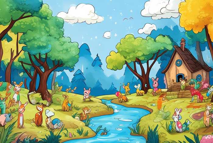 儿童故事书打印素材（故事书打印版）