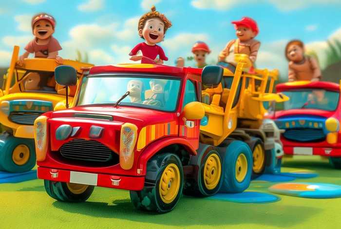 儿童翻斗车故事书 翻斗车幼儿故事 儿童翻斗车故事书 翻斗车幼儿故事