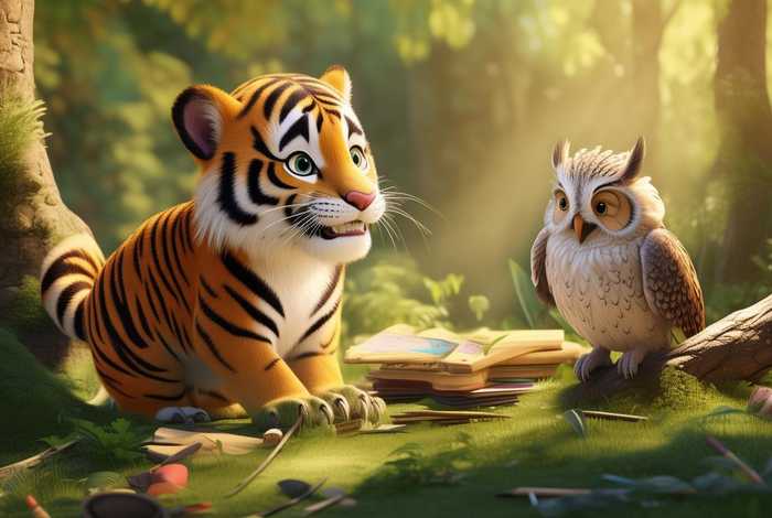 儿童故事老虎学艺（幼儿故事老虎学艺）