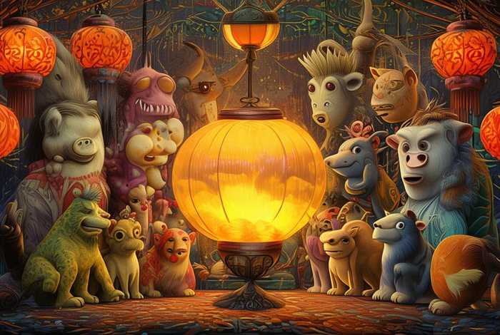 12生肖英文故事；关于12生肖的英文故事