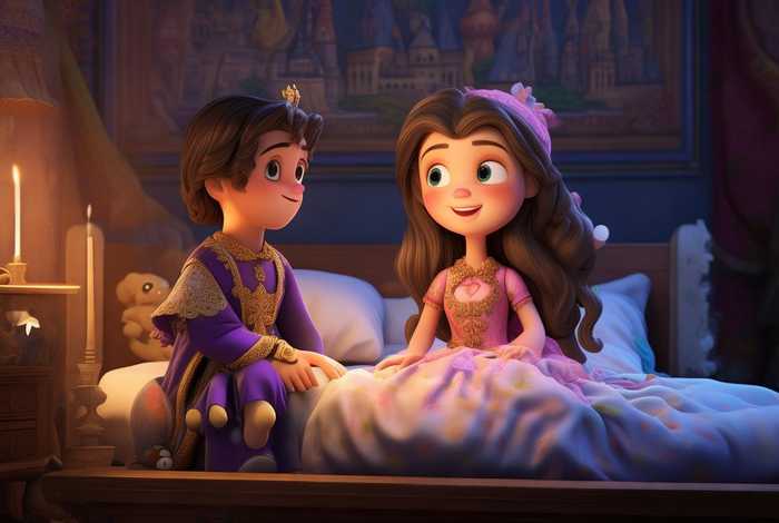 儿童睡前故事国王公主、国王与公主的睡前小故事