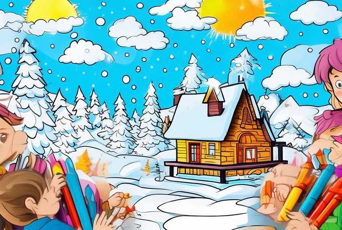 儿童画涂色底稿;儿童画涂色底稿冬天 儿童画涂色底稿;儿童画涂色底稿冬天