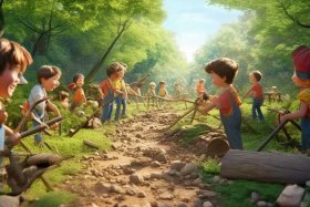 儿童修路故事、一部讲修路故事的电影