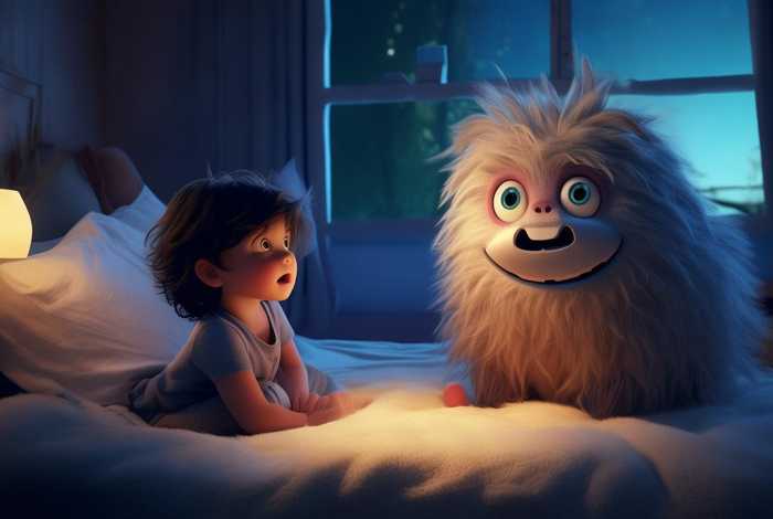 儿童睡前故事长的怪兽（有怪兽的睡前故事）