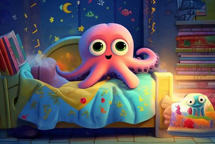 儿童睡前故事章鱼小子绘本 - 小章鱼的故事绘本 儿童睡前故事章鱼小子绘本 - 小章鱼的故事绘本