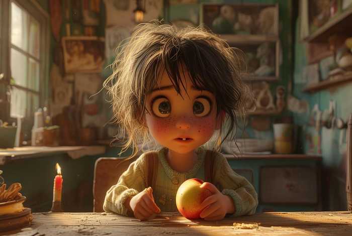 不吃饭的小女孩故事；小女孩不吃饭的故事