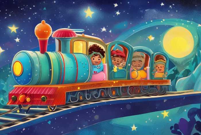 儿童睡前故事小火车的故事、小火车的故事 睡前故事