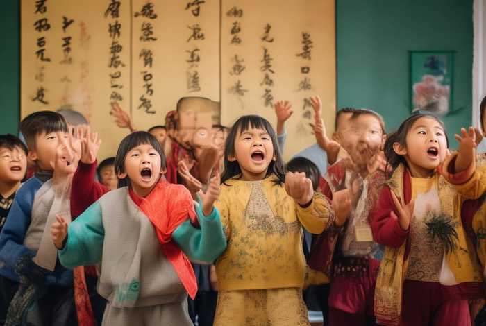 儿童古诗朗诵表演，少儿古诗朗诵表演