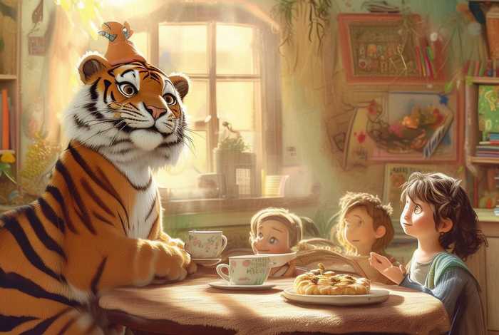 儿童绘本故事老虎来喝下午茶、绘本故事《老虎来喝下午茶》 儿童绘本故事老虎来喝下午茶、绘本故事《老虎来喝下午茶》