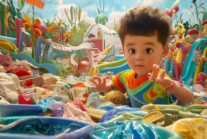 儿童垃圾怪故事 - 幼儿园垃圾故事