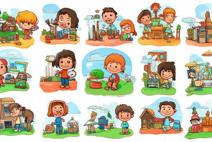 儿童英语绘本简笔画，儿童英语绘本简笔画图片大全