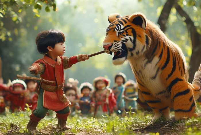 儿童故事武松打虎串词 武松打虎幼儿故事表演 儿童故事武松打虎串词 武松打虎幼儿故事表演