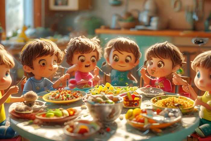 儿童吃饭故事、幼儿故事吃饭