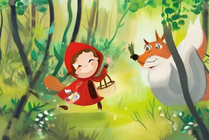 儿童歌曲小红帽歌曲；播放儿童歌曲小红帽