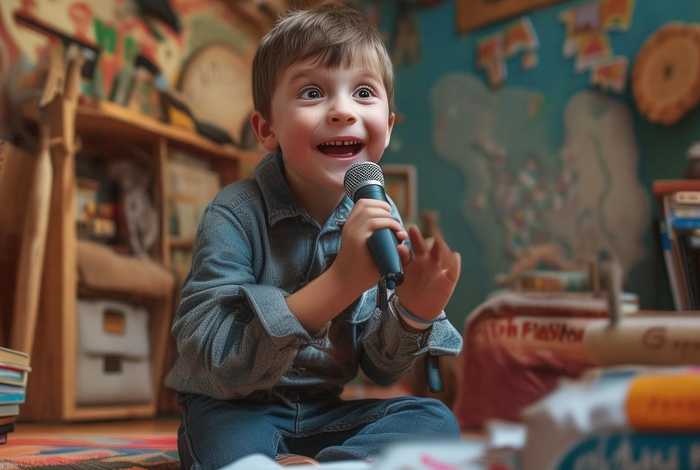 儿童男生讲故事表演3分钟 - 小男生讲故事