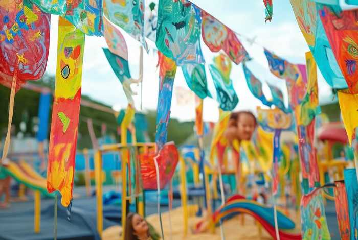 儿童彩旗绘画(儿童彩色绘画作品) 儿童彩旗绘画(儿童彩色绘画作品)