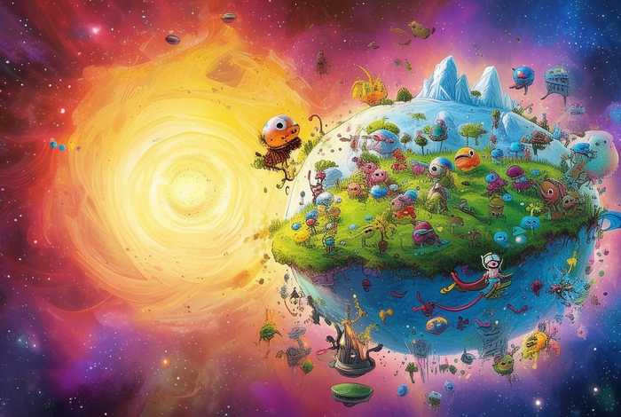 儿童太空星球故事；太空星球的故事