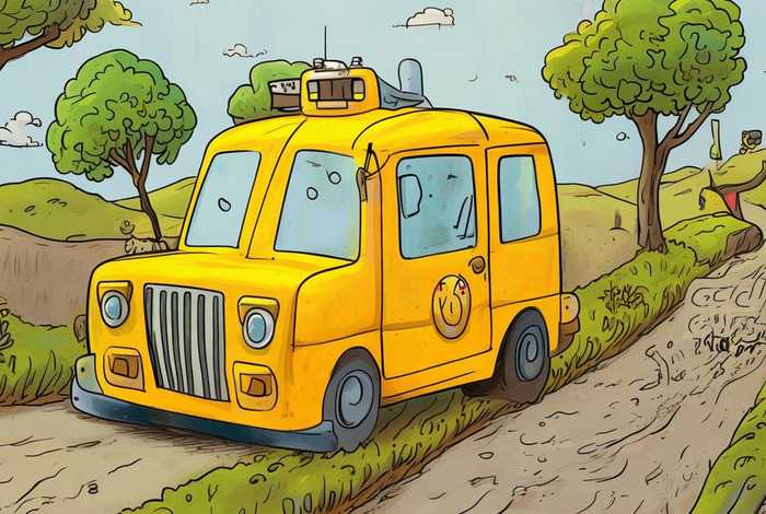 儿童故事道路救援 道路救援车简笔画图片