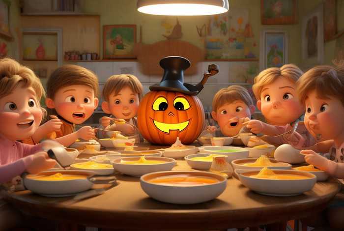 儿童故事南瓜汤，南瓜汤幼儿绘本故事