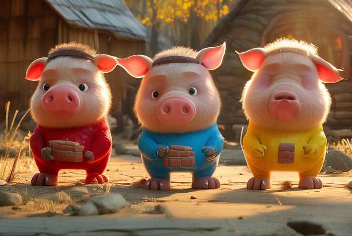 儿童故事睡前完整故事 - 儿童故事睡前完整故事三只小猪