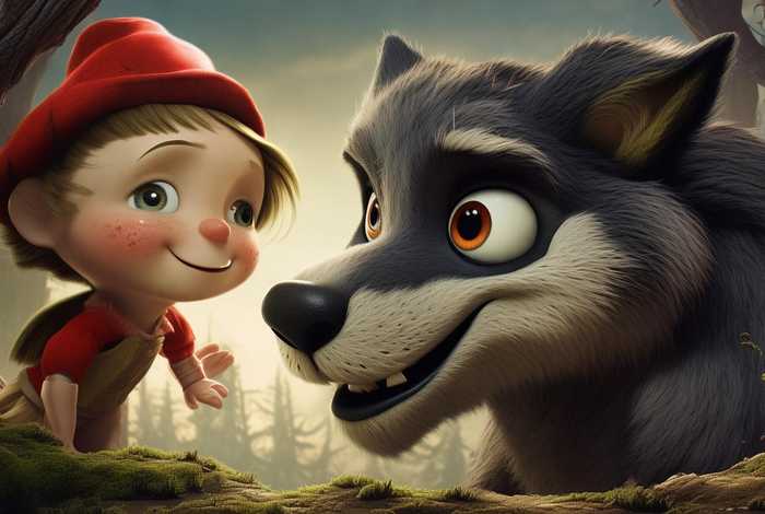 儿童故事大灰狼和小红帽的故事 小孩故事大灰狼和小红帽的故事