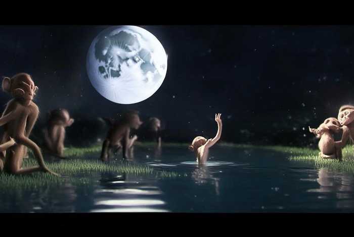 儿童睡前故事音频大全猴子捞月亮 - 幼儿睡前故事猴子捞月亮