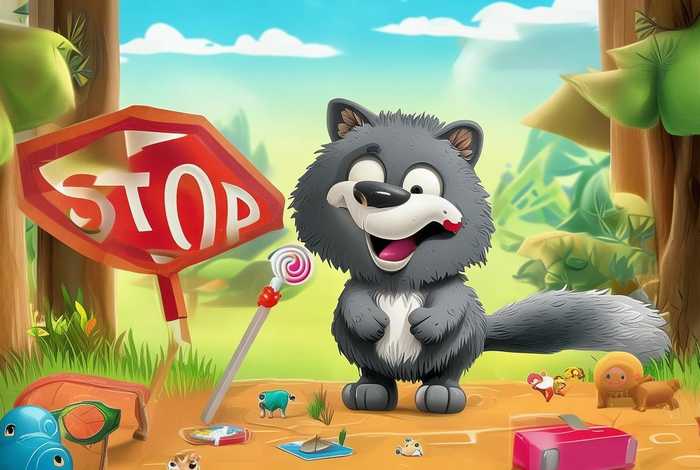 儿童安全故事之不懂安全的大灰狼、不懂安全的大灰狼的故事文字