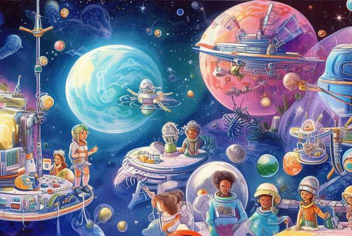 儿童科学幻想画（少年儿童科学幻想画）