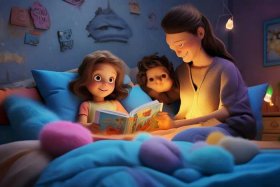 儿童睡前听故事；听幼儿睡前故事