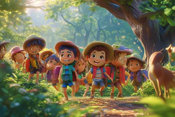 儿童森林探险故事 幼儿园森林探险故事