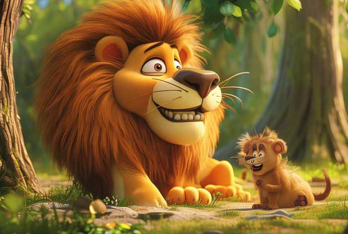 儿童故事愚蠢的狮子、愚蠢的狮子幼儿故事 儿童故事愚蠢的狮子、愚蠢的狮子幼儿故事