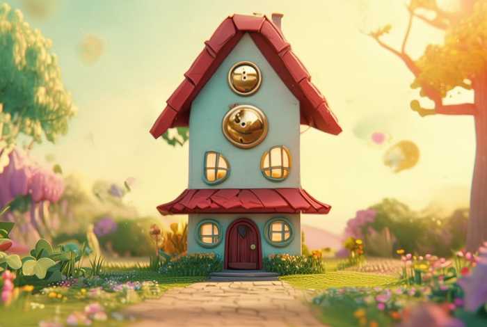 儿童故事三颗纽扣的房子、儿童绘本三颗纽扣的房子