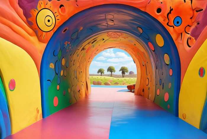 儿童故事隧道 - 儿童隧道简笔画