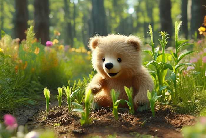 儿童故事小熊找玉米;小熊种玉米的绘本故事 儿童故事小熊找玉米;小熊种玉米的绘本故事