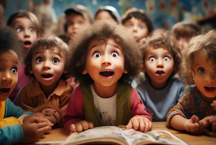 儿童表演讲故事；幼儿表演讲故事