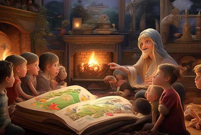 儿童神话睡前故事、神话故事幼儿园睡前故事