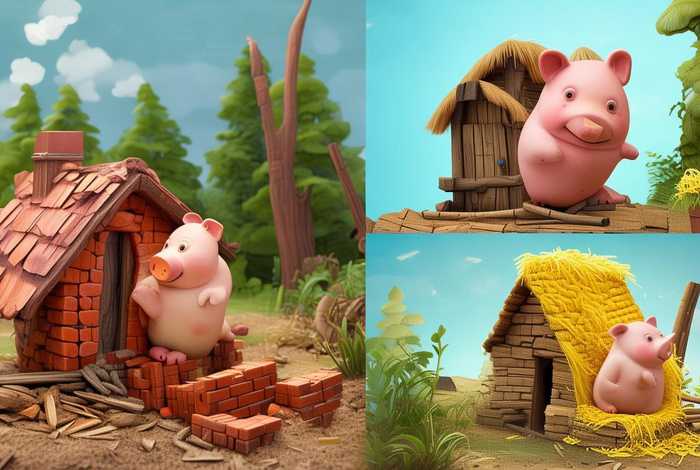 儿童故事的内容大全，儿童故事三只小猪盖房子内容