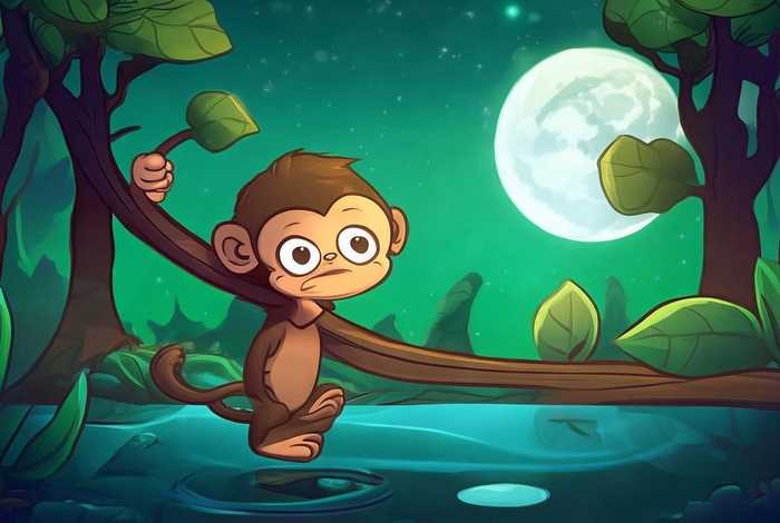 儿童故事猴子捞月完整版，幼儿故事猴子捞月精简版