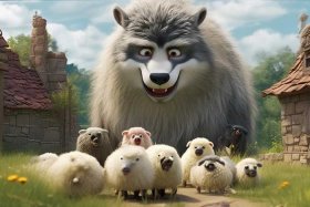 7只小羊和大灰狼的故事（7只小羊和大灰狼的故事图片全集）