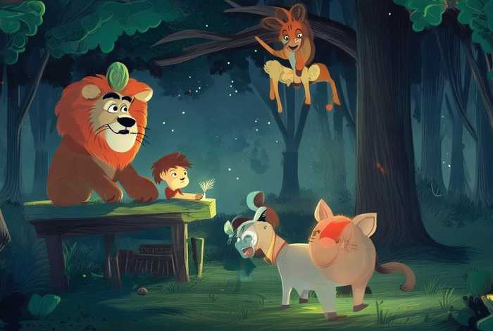 儿童故事驴子狐狸狮子 儿童睡前故事狮子狐狸和驴子