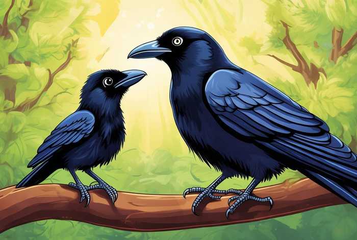 儿童绘本故事带图片；儿童绘本故事带图片小乌鸦爱妈妈