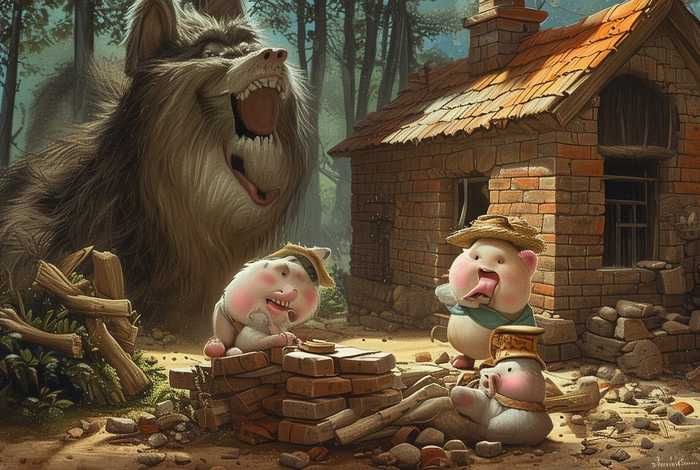 100个儿童故事书狼和三只小猪 狼和三只小猪的故事200字