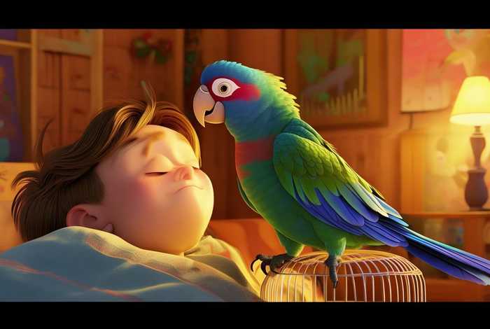 儿童故事睡前鹦鹉报恩（鹦鹉报恩的故事）