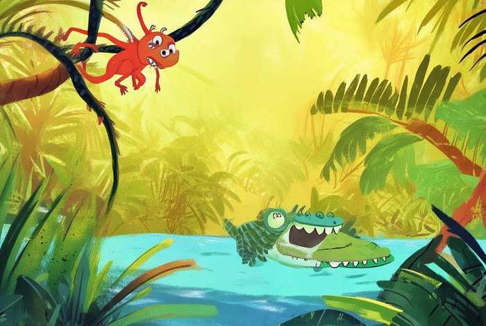 儿童故事鳄鱼和猴子（幼儿故事鳄鱼和猴子）