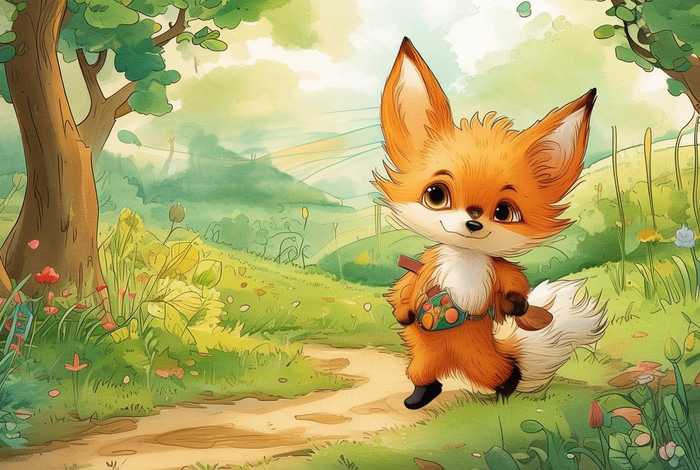 儿童故事小狐狸下山 小狐狸幼儿故事 儿童故事小狐狸下山 小狐狸幼儿故事