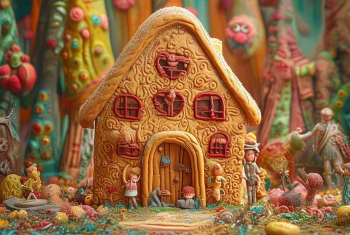 儿童故事饼干房子 饼干房子的故事