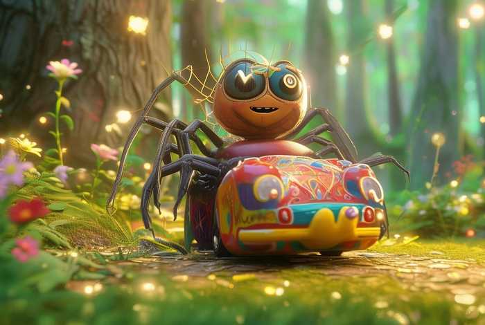 儿童故事蜘蛛车(关于蜘蛛的幼儿故事) 儿童故事蜘蛛车(关于蜘蛛的幼儿故事)