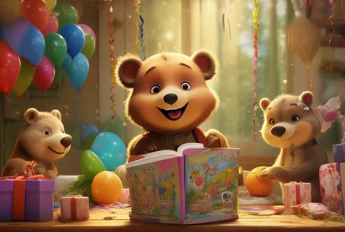 儿童故事小熊的生日礼物,小熊的生日绘本故事 儿童故事小熊的生日礼物,小熊的生日绘本故事