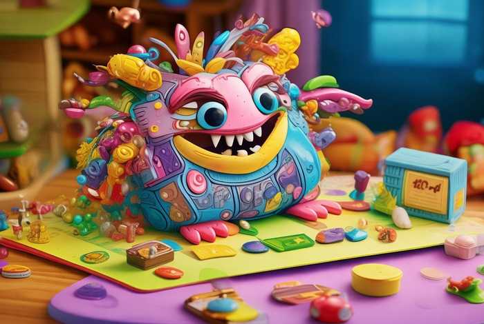 儿童磁铁怪物故事书；磁铁小故事